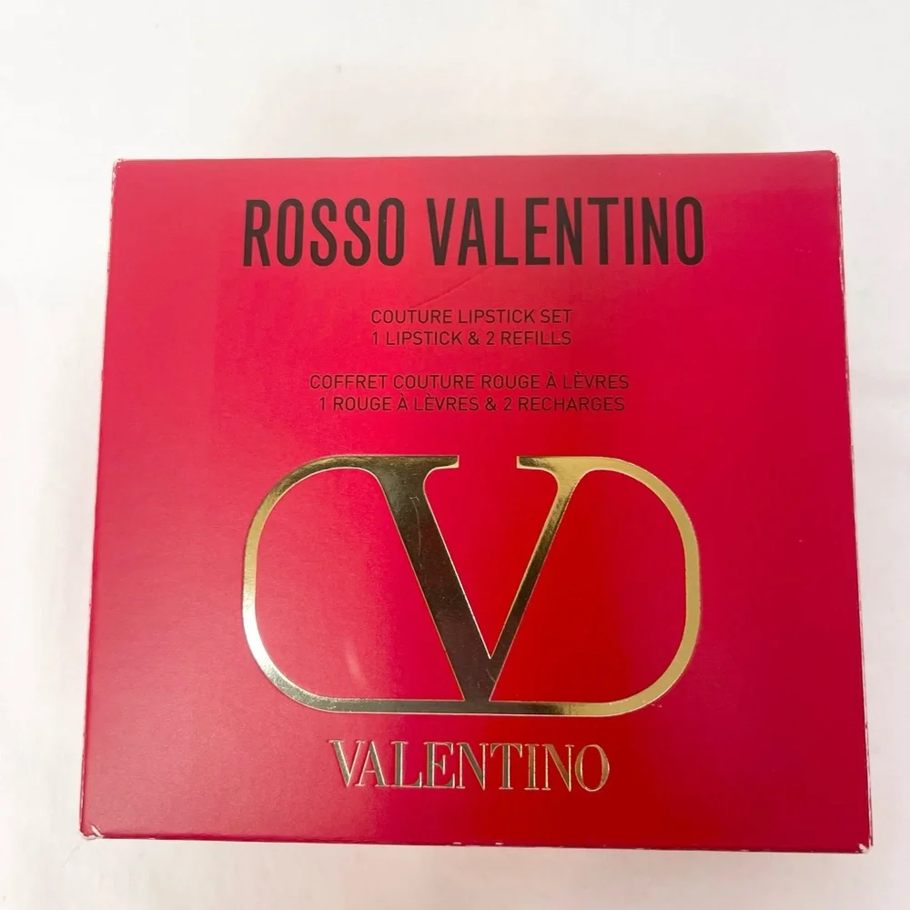 Valentino Rosso Couture Lipstick Set Limited Edition NIB
